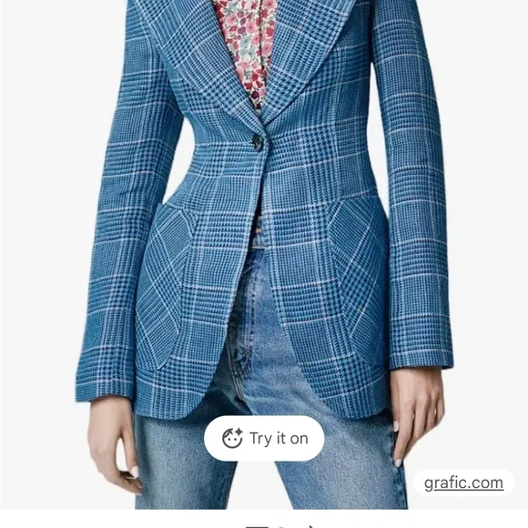 Smythe patch pocket birken Blazer - Picture 2 of 7